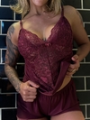 Pijama de Renda com Liganete Premium