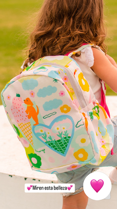 MOCHILA AMOR DE ARCOIRIS - Sol Ros 