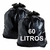 SACO P/LIXO 60L PRETO NACIO C/100