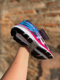Tênis Asics Gel Cinza e Rosa - Feminino na internet