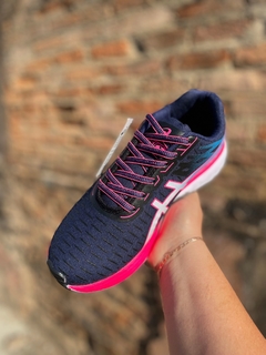 Tênis Asics Gel Cinza e Rosa - Feminino