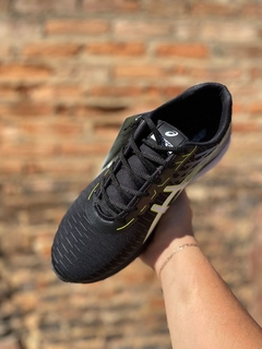 Tênis Asics Gel Preto e Azul
