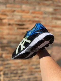 Tênis Asics Gel Preto e Azul na internet