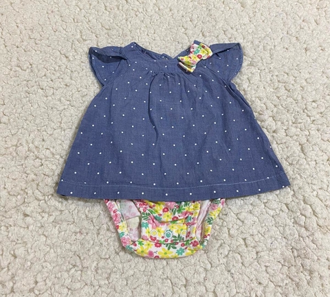 Carter's Vestido Body 0-3M seminovo