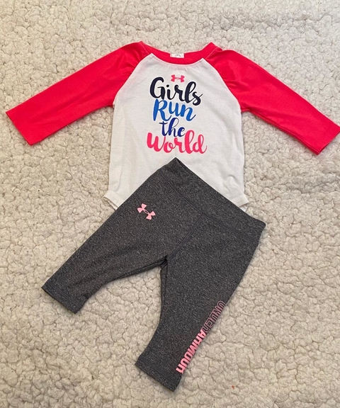 Conjunto Under Armour 3-6M seminovo