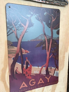 Cartel Chapas vintage rectangulares