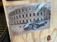 Cartel Chapas vintage rectangulares - comprar online