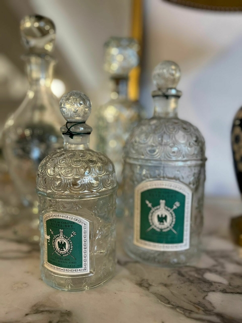 Botellas de colonia antiguas