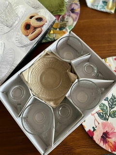 Set x6 tazas vidrio en internet