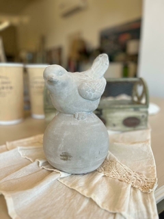 Adorno pajaro cemento - comprar online