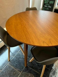 Mesa comedor redonda 130cm diametro, paraiso - comprar online