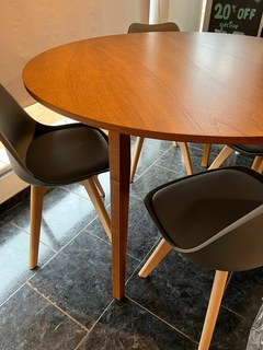 Mesa comedor redonda 130cm diametro, paraiso en internet