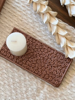 Plato de yeso semillas