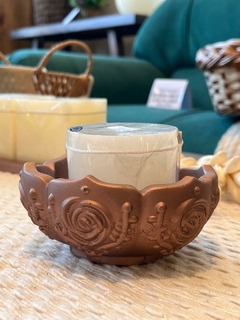 Portavela rosas yeso en internet