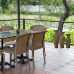 Trio de Vaso Decorativo Urca Junco Sintético - comprar online