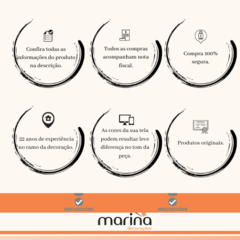 Kit 02 Abajur Quarto Luna Polido Cúpula Algodão Branca - loja online