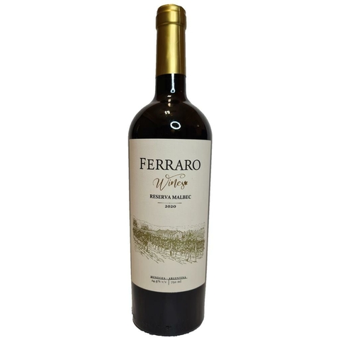 Reserva Malbec- Ferraro Wines (caja x6 unidades)