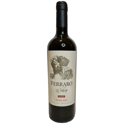 Classic Malbec - Ferraro Wines (caja x6 unidades)