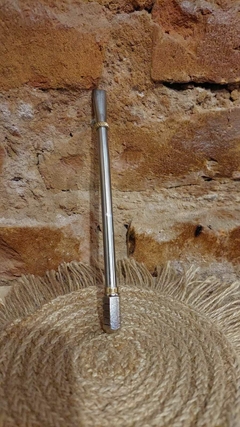 Bombilla Exagonal de Acero