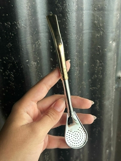 Bombilla Pico de Loro con Boquilla Dorada - comprar online