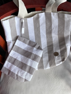 Bolso Playero Estampado + Neceser - tienda online