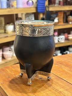 Mate Imperial Calabaza con Pie de Alpaca - comprar online