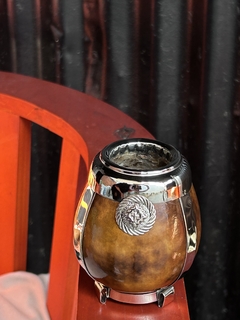 Mate Criollo de Calabaza y Alpa con pie - comprar online