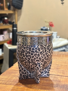Mate de Cuero Print con Alpaca en internet