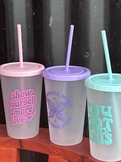 Vaso Nao Glitter con Sorbete