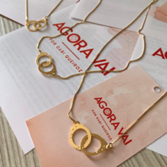 COLAR DE ALGEMAS - Banhado a Ouro18k na internet