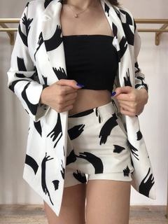 Conjunto sastrero white