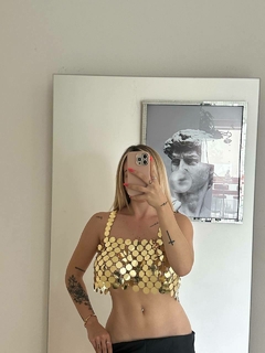 Top FEMME gold - comprar online