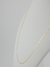 Corrente Feminina Piastrine Ouro 18k 750 1.3 Mm 60 Cm - loja online