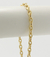 Pulseira Masculina Ouro 18k 750 Cadeado 5.2 21 Cm. Elegante! na internet