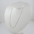 Colar Ouro Branco 18k 750 Bailarina 70 Cm Diamantado Maciço