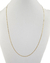 Corrente Feminina Piastrine Ouro 18k 750 1.3 Mm 60 Cm - loja online