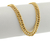 Pulseira Masculina Ouro 18k Grumet Dupla 6.7 19 Cm Novidade