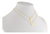 Escapulário Masculino Ouro 18k 750 Cadeado Dupla Face 60 Cm