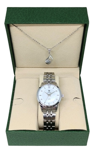 Kit Relógio Feminino Tuguir Analógico 2136