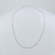 Imagem do Colar Grumet 1.4 Ouro Branco 18k 750 50 Cm Diamantado Maciço