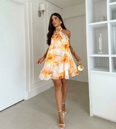 Vestido estampado flores na internet