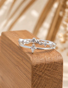 ANILLO BELLA TIARA DIAMANTE / AB T:17-19