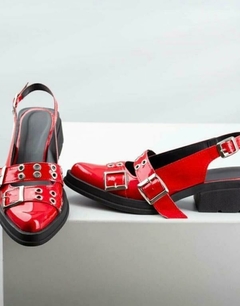 Mocasines Milano Rojo Charol - comprar online