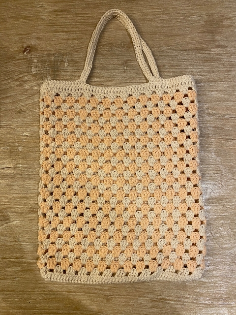 Bolsa tejida Amanecer