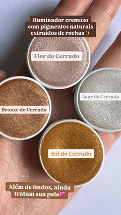 ILUMINADOR MINERAL CREMOSO - LUAR DO CERRADO 12g - Cuidados do cerrado