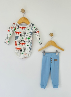 Curva Body americano y pantalón carterita - gonpers