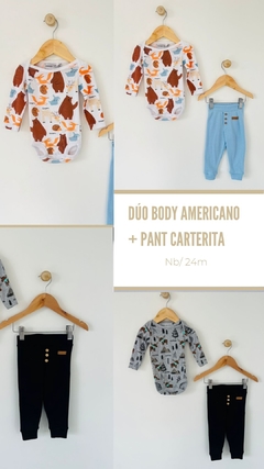 Curva Body americano y pantalón carterita