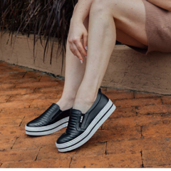 TENIS FEM. QUIZZ PRETO SLIPEE - comprar online