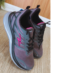 TENIS ESPORTIVO ADRUN FEM CINZA/PINK na internet