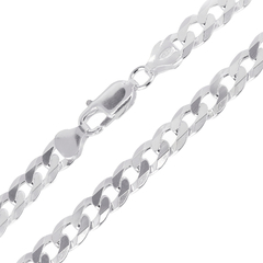 Corrente Prata Grumet Fio 4,2mm